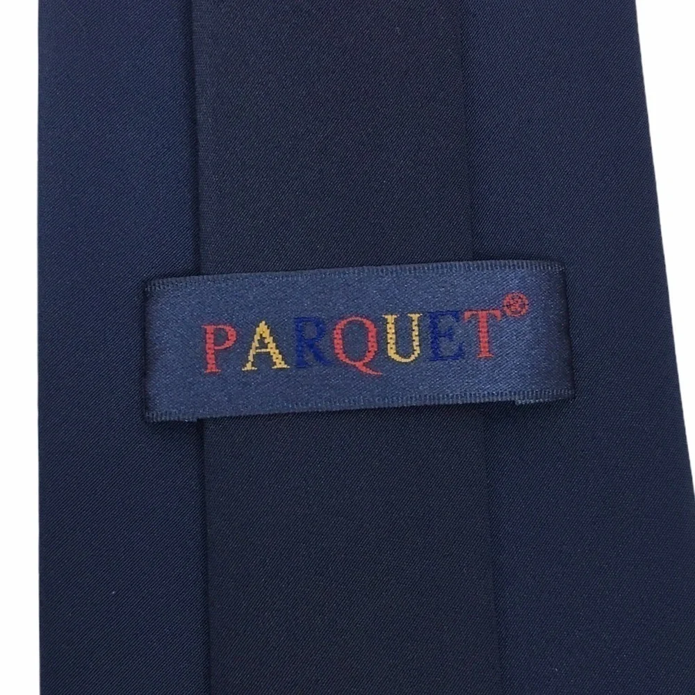 United States Air Force Tie Logo Emblem Eagle Stars Navy Blue Military Parquet